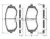 BOSCH 0 986 TB2 428 Brake Pad Set, disc brake
